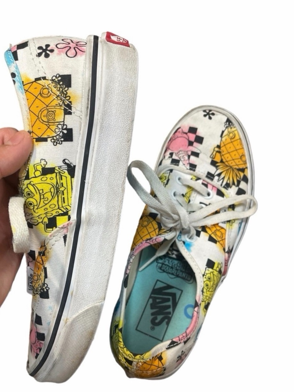 Vans SpongeBob SquarePants Sneakers Women’s 7.5 - Picture 4 of 6
